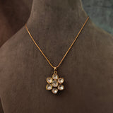 MOSSAINITE STONE PENDANT SET