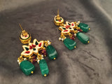 Kundan Statement Neckpiece With Earrings Necklace