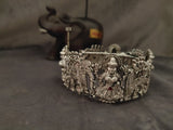 Fine Quality Temple Openable Bangle (Single Piece) In Silver Finish Bangles & Bracelets