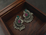 Tribal Peacock Earrings Earrings