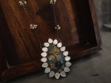 Wear Me Exclusive Labradorite And Mother Of Pearl Neckpiece Necklace