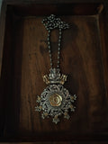 Tribal Silver Plated Neckpiece Necklace