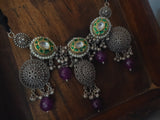 Wear Me Exclusive Silver Plated Kundan Choker Necklace