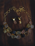 Real Stone Choker Necklace