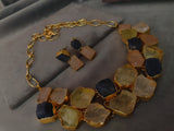 Real Stone Choker Necklace