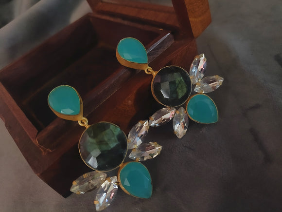 Real Labradorite Earrings Earrings