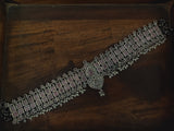 Tribal Silver Plated Choker Necklace