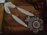 Tribal Silver Plated Necklace Necklace