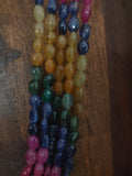 Precious Stones (Ruby Emerald Sapphire) 5 Layer String Necklace
