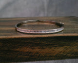FINEST QUALITY CZ STONE BANGLE (OPENABLE)
