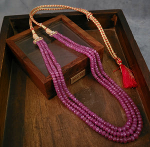 REAL RUBY STRING IN THREE LAYER