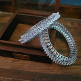 FINEST QUALITY CZ STONE BANGLES (PAIR)
