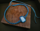 MACRAME MOON STONE CHOKER